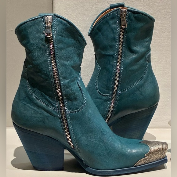 Free People Brayden Western Boot NEW WITH BOX Sz 37 US 6-6.5 - Picture 2 of 7